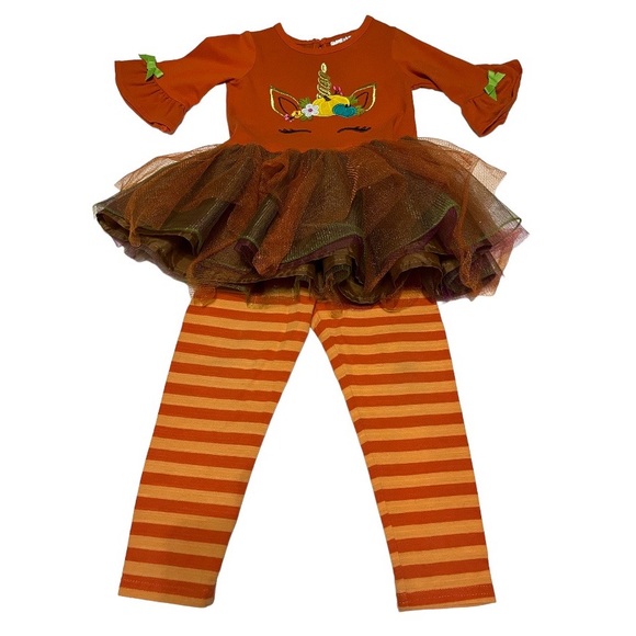 Emily Rose Other - Emily Rose• Unicorn Pumpkin Tutu Fall Set